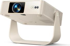 „Yaber PROJECTOR“ – mini išmanusis projektorius, „L1 Pro“ su natūralia 1080p skiriamąja geba, nešiojamas | „Linux“ operacinė sistema su programėlėmis, 330° pasukimas, „Dolby Audio“, automatinis fokusavimas, „Wi-Fi 6“, mini išmanusis projektorius miegamaja