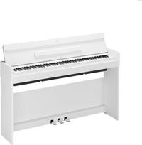 „YAMAHA YDP-S36“ skaitmeninis pianinas – 88 sveriamosios GHS klavišai, „CFX“ koncertinio fortepijono garsas, plonas dizainas, „Bluetooth“, 3 pedaliai, idealiai tinka namams ir pradedantiesiems – baltas