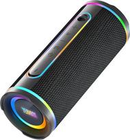 „YEAHBOX X-Boom Go“ nešiojamas „Bluetooth“ garsiakalbis, iki 40 W „Hi-Fi“ garso kokybė, kupolinis aukštų dažnių garsiakalbis ir žemų dažnių garsiakalbis, du ekvalaizerio režimai, IP67 atsparumas vandeniui, RGB šviesos šou, „TWS“ stereo suporavimas, „Bluet