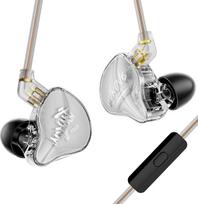 „Yinyoo KBEAR K01 PRO“ žaidimų ausinės (IEM), skaidrios, su mikrofonu