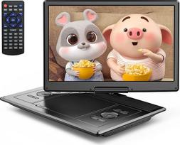 „Yoton“ 16,9 colių nešiojamasis DVD grotuvas su 14,1 colių HD pasukamu ekranu
