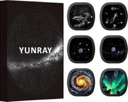 „YUNRAY“ žvaigždėto dangaus projektoriaus diskai – „Ultra HD“ diskų rinkinys, suderinamas su „YUNRAY Galaxy Lite“ žvaigždžių projektoriumi, „Pococo“ ir „Orzorz“ „Galaxy“ projektoriais, 6 vnt. (klasikinis)