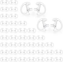 „Zeadio“ 40 porų profesionalaus lygio paslėptų stebėjimo ausinių, atsarginiai ausų įdėklai, silikoniniai ausų kamštukai, skirti dvipusio ryšio radijo ausinėms, garso ritės vamzdelis, suderinami su „Motorola“/„Kenwood“ (80 vnt.)