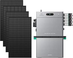 „Zendure SF2400 Pro“ balkono elektrinė su atminties funkcija, 2400 W dvikryptė kintamosios srovės išvestis, 4800 W saulės baterijų įvadas (3000 W nuolatinės srovės + 1800 W kintamosios srovės), išplėstina nuo 16,8 kWh, su 4 vnt. 500 W dvipusėmis saulės ba