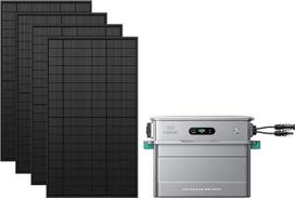 „Zendure SF800 Pro 2“ balkono energijos stotis su atmintimi, 800 W kintamosios srovės galia, 1000 W autonominis rezervinis maitinimas, 2640 W MPPT, išplečiama iki 11,52 kWh (iki 5 „AB2000L“ akumuliatorių), „Plug & Play“, IP65, su 4 vnt. 515 W saulės eleme