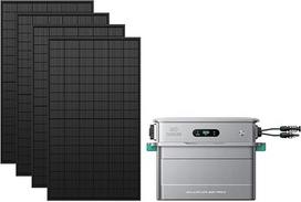 „Zendure SF800 Pro 2“ balkono elektrinė su atminties funkcija, 800 W kintamosios srovės galia, 1000 W autonominė atsarginė galia, 2640 W MPPT, išplečiama iki 11,52 kWh (iki 5 „AB2000L“ akumuliatorių), „Plug & Play“, IP65, su 4 vnt. 515 W saulės elementų |