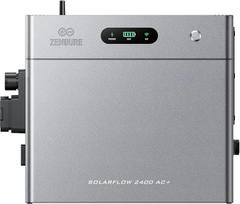 „Zendure SolarFlow 2400 AC+“ balkono elektrinė su atminties funkcija, akumuliatorius balkono elektrinei, 2400 W kintamosios srovės galia, dvikryptė išvestis, išplėstina iki 16,8 kWh, IP65, „Plug & Play“, dirbtinio intelekto energijos valdymo sistema