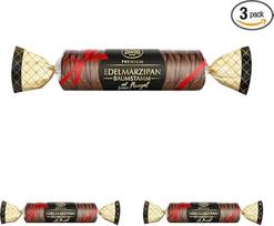 „Zentis“ marcipano medžio kamieno formos riešutų nuga įdaru, žiemos šventiniai saldumynai, tradiciniai saldumynai, Advento laikotarpio saldumynai, 100 g (3 vnt. pakuotė)