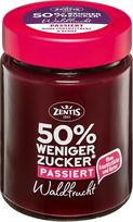 „Zentis“ vaisių užtepėlė su 50 % mažiau cukraus, miško uogų, smulkiai išsijota, 195 g | Uogų užtepėlė su smulkiai išsijotu vaisių mišiniu