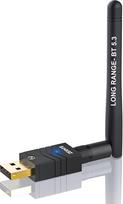 „ZEXMTE“ USB „Bluetooth“ adapteris 5.3 EDR, 100 m nuotolio „Bluetooth“ raktas kompiuteriui, mažas vėlavimas, „Bluetooth 5.3“ raktas ausinėms, klaviatūrai ir pelei, suderinamas su „Windows 11/10/8“, „Plug & Play“