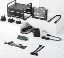 „ZimaBlade 7700“ namų serverio NAS rinkinys, „DeskBuild“ savarankiškai surenkamas NAS su „One-Click Apps“ | 4 branduolių modifikuojamas asmeninis serveris su PCIe x4, Gigabit Ethernet, 4K medijos „Plex“ serveriu ir tinklo saugykla