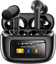 „ZIUTY“ „Bluetooth“ ausinės su jutikliniu ekranu, ANC ir ENC triukšmo slopinimu, „Hi-Fi“ stereo garso kokybe, 48 valandų grojimo trukme, IPX7 atsparumu vandeniui, tamsiai juodos spalvos