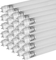 „ZONE LED“ 25 vnt. LED lempų rinkinys, 60 cm, T8, G13, 9 W, 6500 K, šaltai balta, 850 lm