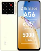 „ZTE Blade A56“ išmanusis telefonas be sutarties, 6,75 colio HD+ ekranas (90 Hz), 4G LTE, 4GB RAM + 64GB atminties, 13 MP AI kamera, 8 MP priekinė kamera, dvi SIM kortelės, „Android 13“, auksinė spalva (2025 m. modelis)