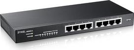„Zyxel“ tinklo komutatorius su 8 prievadais | Išmanusis valdomas gigabito komutatorius | GS1915-8 | 8GbE RJ-45 prievadai, be ventiliatoriaus, „NebulaFlex“, VLAN, QoS, IGMP stebėjimas, komplekte – montavimo ant sienos rinkinys, kompaktiškas stalinis dizai