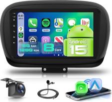 【8 branduolių, 6+128G】 „CarPlay“ ekranas, skirtas „FIAT 500X“ (2014–2020 m.) automobiliams. 9 colių „Android“ automobilių radijo imtuvas su jutikliniu ekranu, palaikantis „Android Auto“, navigaciją, „Wi-Fi“, GPS, RDS, FM, „Bluetooth“, USB ir DSP+; palaiko