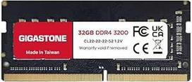 【DDR4 RAM tik nešiojamiesiems kompiuteriams】GIGASTONE 32GB DDR4 3200MHz (2933MHz arba 2666MHz) PC4-25600(PC4-23400, 21300) CL22 1.2V SODIMM 260Pin Non-ECC Unbuffered Nešiojamųjų kompiuterių atminties atnaujinimas