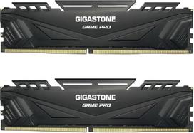 【DDR4 RAM】„GIGASTONE Game Pro“ 32GB rinkinys (2x16GB) DDR4 3200 MHz PC4-25600 CL16-18-18-40 „Intel XMP 2.0“ „AMD Ryzen“ 1,35 V UDIMM 288 kontaktų be ECC, be buferio, stalinio kompiuterio aukštos našumo atmintis, juoda