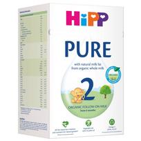 BIO HiPP 2 PURE ekologiškas tolesnio maitinimo pieno mišinys kūdikiams nuo 6 mėn., 800 g