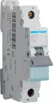 Automatinis jungiklis Hager MB197 10A B charakteristika 1 modulis