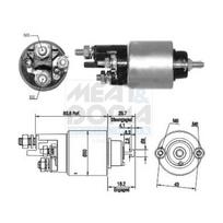 solenoidinis jungiklis, starteris MD46283