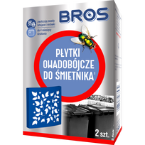 BROS – Vabzdžių naikinimo plokštelės šiukšliadėžei, 2 vnt.