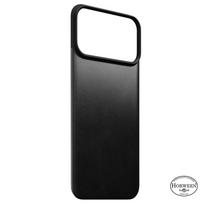 Nomad Magnetinė odinė nugarėlė, juoda (Horween), su MagSafe - iPhone 18 Pro Max/17 Pro Max