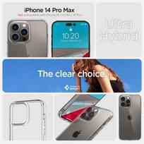 Spigen Crystal Hybrid, crystal clear - iPhone 14 Pro Max