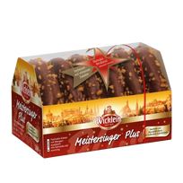 Imbieriniai meduoliai su pienišku šokoladu ir migdolais Meisersinger, 200 g
