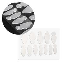 Silikoniniai padukai polygelio formelėms ALMOND SHORT, 12VNT.