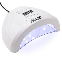 Nagų lempa LED/UV ALLELAC 1s su veidrodiniu dugnu, 48W