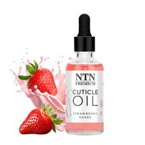 Aliejukas nagams ir odelėms su pipete NTN PREMIUM STRAWBERRY SHAKE, 50ml