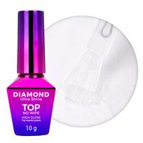 MOLLY NAILS DIAMOND ULTRA SHINE TOP ypač blizgus, nelipnus viršutinis sluoksnis, 10g