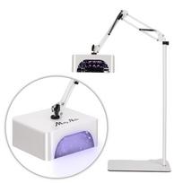 Įkraunama, belaidė nagų lempa LED/UV MOLLY V10 su veidrodiniu dugnu ir stovu pedikiūrui, 36W