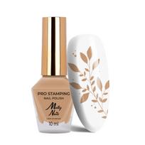 MOLLY NAILS nagų lakas štampavimui NUDE, Nr.27