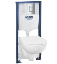 WC komplektas GROHE SOLIDO 5-in-1, 112957SH00, Chrome | 4067393096573
