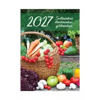 Plėšomas kalendorius 2027 SODININKUI, DARŽININKUI, GĖLININKUI