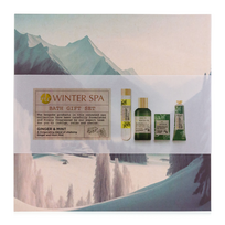 Accentra Winter Spa vonios rinkinys Ginger & Mint, 4 priemonės