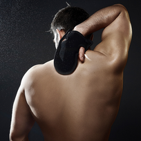 Glov Man Peeling and Body Wash Glove For Men prausimosi pirštinė kūnui
