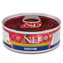 F02130 FARMINA N&D QUINOA - CAT Wet DIGESTION ADULT 80 g (pak.24)