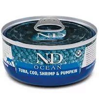 F01997 FARMINA N&D OCEAN - CAT Wet Tuna Cod Shrimp&Pumpkin ADULT 70 g (pak.24)