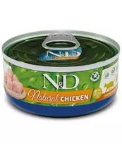 F06282 FARMINA N&D NATURAL - CAT Wet Chicken ADULT 70 g (pak.24)