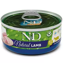 F06084 FARMINA N&D NATURAL - CAT Wet Lamb ADULT 70 g (pak.24)