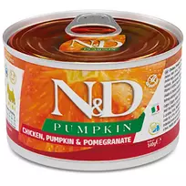 F02314 FARMINA N&D PUMPKIN - DOG Wet Chicken Pumpkin&Pomegranate ADULT MINI 140 g (pak.6)