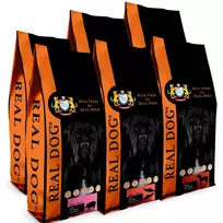 KOMP067 Real Dog 6*20kg Horse -2, Chicken XL -2, Pork -1, Salmon- 1