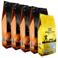 KOMP047 Real Dog 4*20kg + Real dog Sensitive with DUCK 15kg