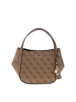 GUESS Rankinė 'Coleen Petit Monogramme' smėlio spalva