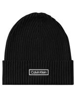 Calvin Klein Megzta kepurė 'LV04D8053G - CAPPELLO - CALVIN KLEIN' juoda