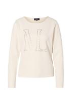 monari Marškinėliai skaidri spalva / balta / perlų balta