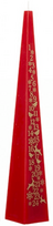 Advento žvakė „Snow White“, 31,5 cm, raudona